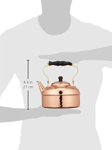 COPPER 100 pure copper hammer eyelet kettle 2 L Kitchen supplies NEW from Japan_3