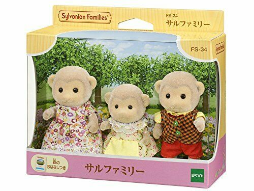 Epoch Monkey Family (Sylvanian Families) NEW from Japan_2
