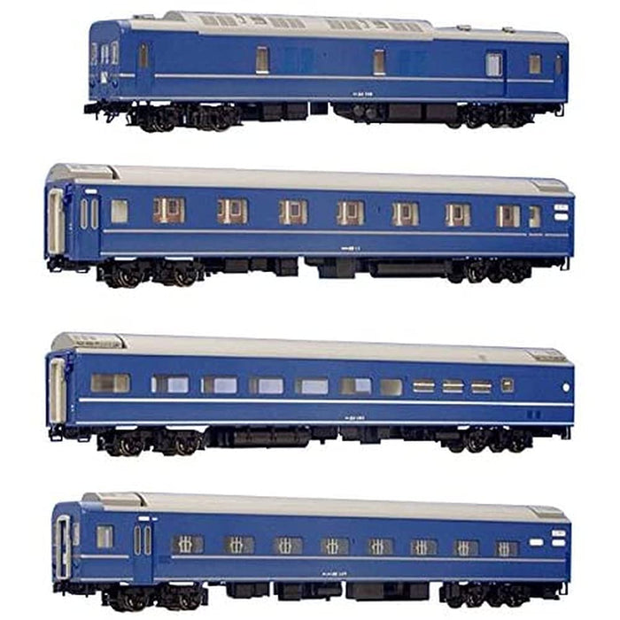 KATO HO Scale 24 series 25 type Sleeping Express Passenger Car 4car 3-510 NEW_1