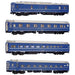KATO HO Scale 24 series 25 type Sleeping Express Passenger Car 4car 3-510 NEW_1