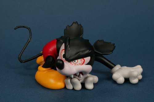 MEDICOM TOY VCD Mickey Mouse Runaway Brain 150mm PVC Figure NEW from Japan_1