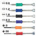 VESSEL precision screwdriver set TD-56 Set of 6 +0,+00,-0.9,-1.2,-1.8,-2.3 NEW_3