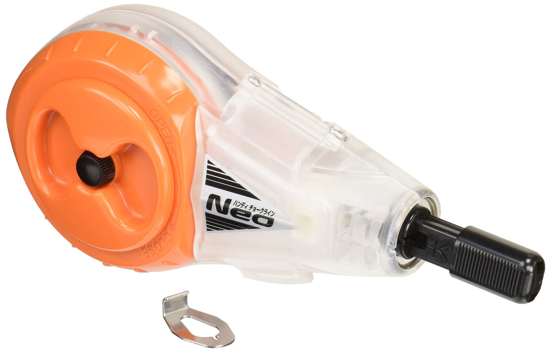 Shinwa Sokutei Handhold Chalk Line Neo Thin Line valencia orange ABS,Nylon 77963_1