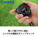 CASIO Stop Watch wrap Time Sprit Measurement Black HS-3C-8AJH Simple NEW_4