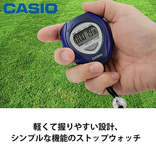 CASIO Stop Watch wrap Time Sprit Measurement Blue HS-6-2JH Resin Simple NEW_4