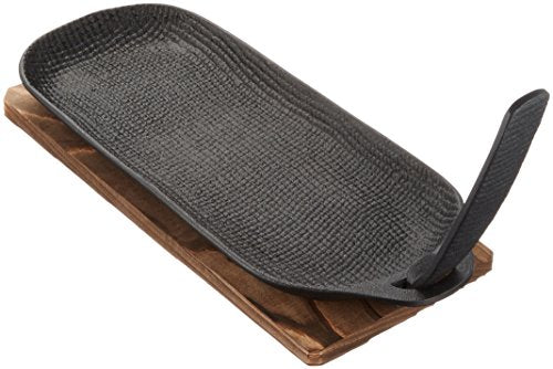 Oigen Nanbu Tekki cast iron YAKI YAKI grill Plate slim 2 pieces set U-31 NEW_1