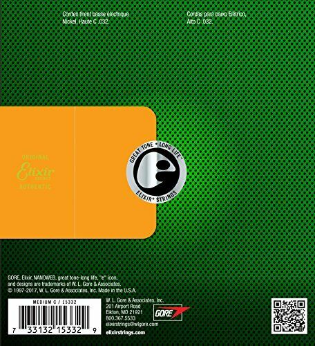 Elixir Long Scale .032 #15332 Electric Bass 6th String Single NEW from Japan_2