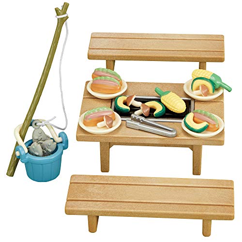 Sylvanian Families Calico Critters furniture family barbecue set KA-615 NEW_1