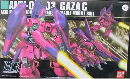 BANDAI HGUC 1/144 AMX-003 GAZA C Plastic Model Kit Mobile Suit Z Gundam Japan_1