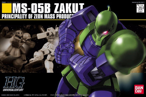 BANDAI HGUC 1/144 MS-05B ZAKU I Plastic Model Kit Mobile Suit Gundam from Japan_1