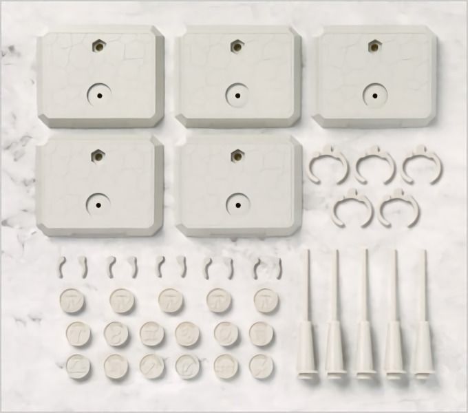 Saint Cloth Myth Saint Seiya DISPLAY STAND Set White BANDAI TAMASHII NATIONS_4