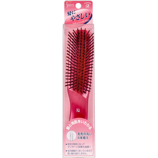 Eihodo SEDUCE Hair Care Brush L SEN-705 R Red detangling W39xD200xH34mm NEW_1