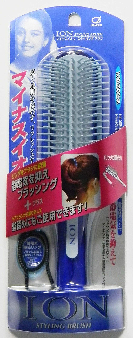 IKEMOTO Negative Ion blow styling brush L Size IC120 50x210x40mm Made in Japan_2