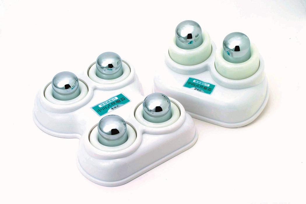 4-ball Nakayama Formula healer With strength function for back, waist White NEW_2