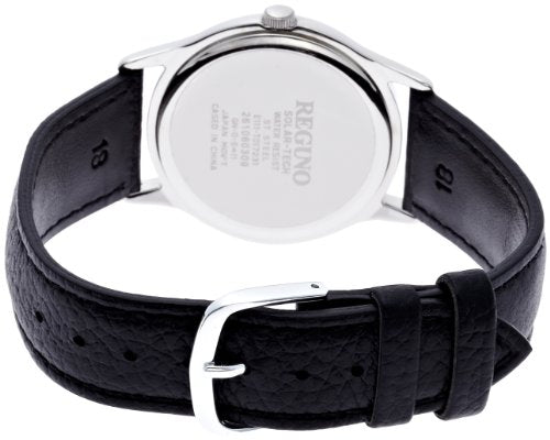 CITIZEN Watch REGUNO Solartec standard model RS25-0033B Men Black Leather NEW_4