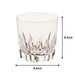 Kagami Crystal square log on the rocks T394-312 Made in Japan NEW_5