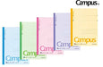 KOKUYO Notebook Campus 5 Colors Book Pack Assorted B5 A Ruled 30 Sheets 3CANX5_2