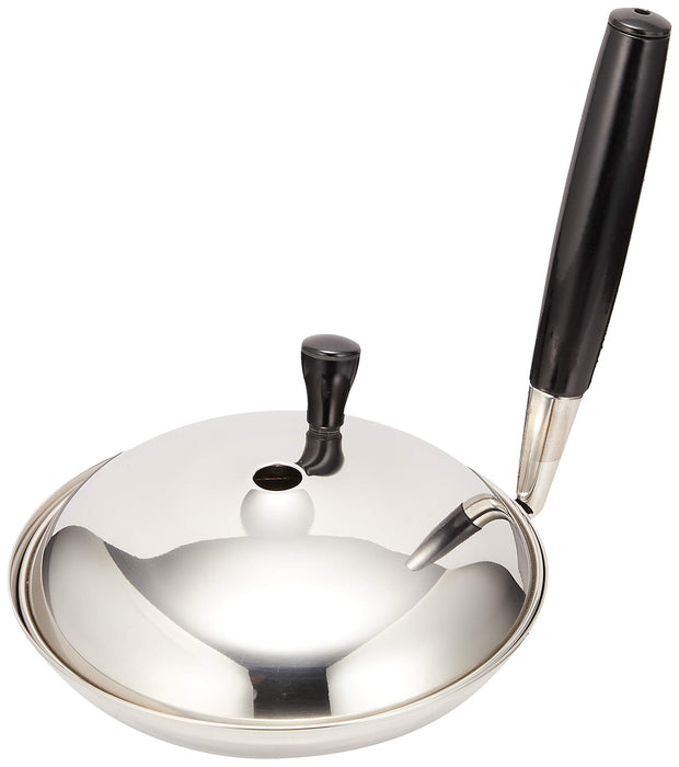 Pearl Metal Stainless Steel Donburi Pan with Lid 16cm 3 Layer Bottom H-7585 NEW_1