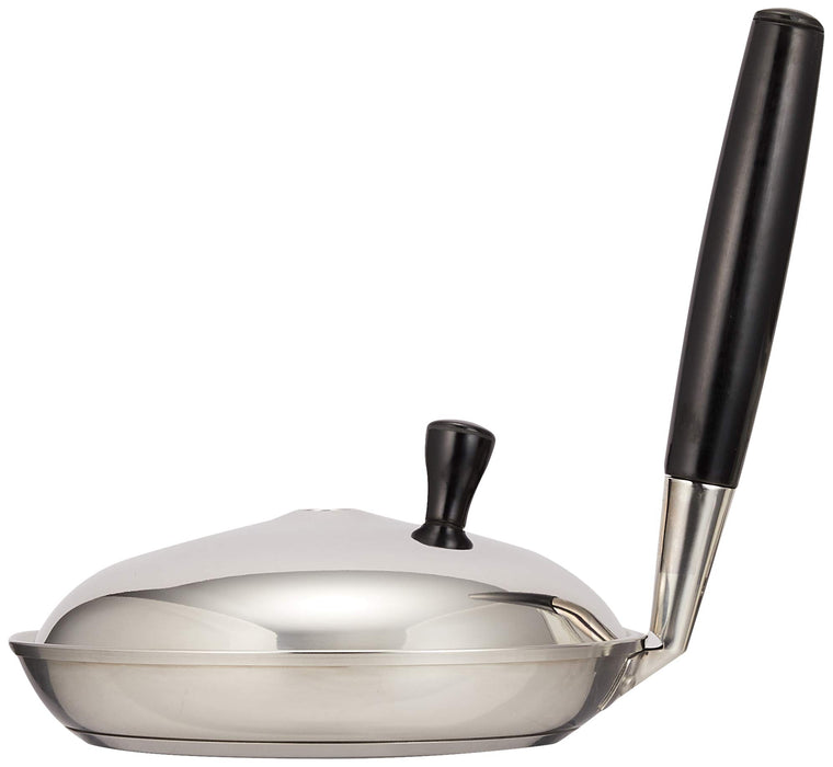 Pearl Metal Stainless Steel Donburi Pan with Lid 16cm 3 Layer Bottom H-7585 NEW_2