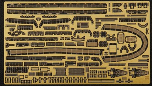 Hasegawa 1/350 Soya Antarctic Observation Ship Soya 1st Corps Etching Parts Kit_1