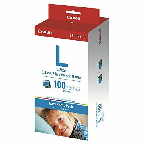 CANON Easy Photo Pack / E-L100 Lsize 100sheets (50sheetsx2packs) For SELPHY ES 1_1