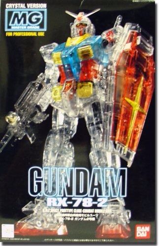 BANDAI MG 1/100 RX-78-2 GUNDAM CRYSTAL Ver Plastic Model Kit NEW from Japan_1