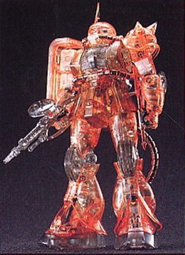 BANDAI MG 1/100 MS-06S ZAKU II CHAR'S CUSTOM CRYSTAL Ver Plastic Model Kit NEW_2