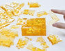 Beverly 3D Crystal Puzzle Treasure Box 50088 Clear Orange 46 Pieces NEW_4