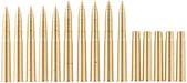 TAMIYA 1/35 Tiger I Brass 88mm Projectiles Detail Up Parts Kit NEW from Japan_1