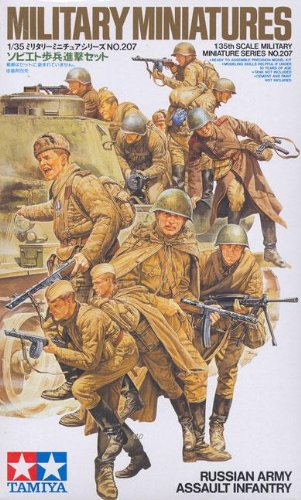 TAMIYA 1/35 Russian Army Assault Infantry Model Kit NEW from Japan_1