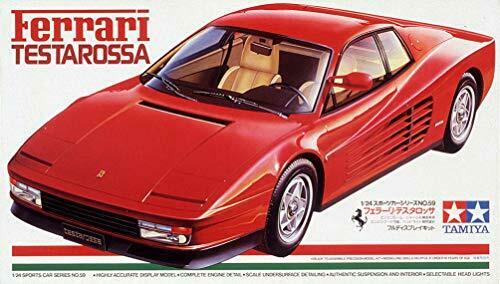 Tamiya 1/24 Ferrari Testarossa Plastic Model Kit NEW from Japan_3