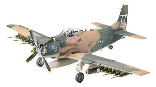 TAMIYA 1/48 Douglas A-1J Skyraider U.S. Air Force Model Kit NEW from Japan_1