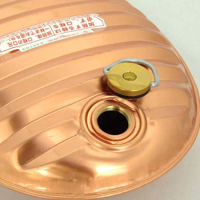 Doi Metal Kasei Yutanpo Pure Copper hot water bottle with bag 2.6L 112510 NEW_2
