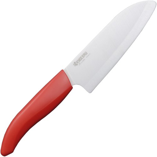 Kyocera ceramic knives Santoku knife 14cm Red FKR-140RD NEW from Japan_1