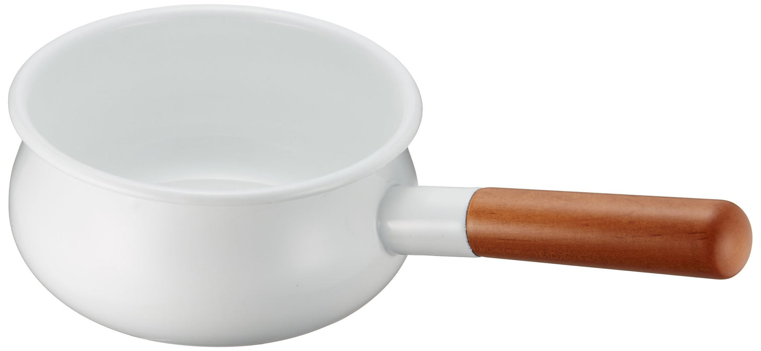 Nodahoro Saucepan Pouchka 15cm IH200V compatible White PO-15S Made in Japan NEW_2