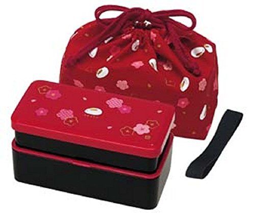 Skater Shogando 2-stage lunch box with drawstring bag Fuku Rabbit Vermouth KLS 5_1