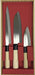YAXELL SEKI TSUBAZO 30045 Kitchen Knife 3 set Sashimi Santoku Small Deba NEW_1