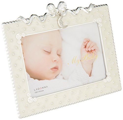 LADONNA Baby Frame MB 31 Monthly Postcard White NEW from Japan_2