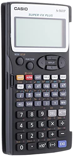 Casio 10 digits Program function calculator 407 FX-5800P-N Black Battery Powered_6