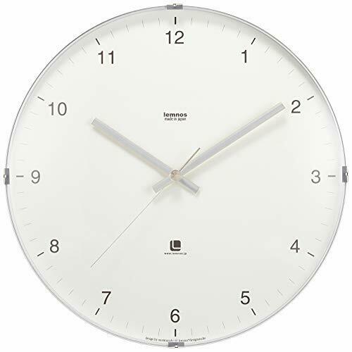 Lemnos North Clock White T1-0117 WH Wall Clock NEW from Japan_1