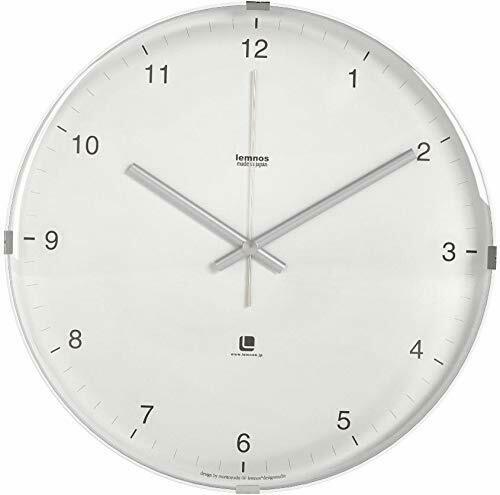 Lemnos North Clock White T1-0117 WH Wall Clock NEW from Japan_6