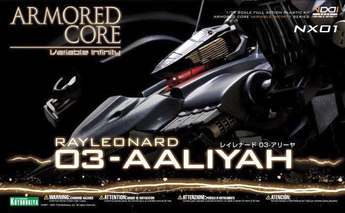 KOTOBUKIYA ARMORED CORE NX01 RAYLEONARD 03-AALIYAH 1/72 Plastic Model Kit NEW_1