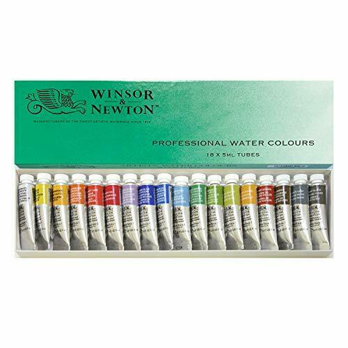 Windsor & Newton Professional Water Colours 18 Color Set 5ml Tubes NEW_1