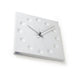 Lemnos Drops Draw The Existance KC03-23 Wall Clock White Square pottery Battery_4