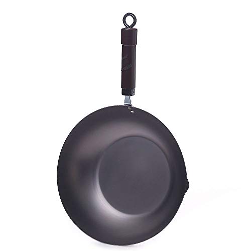 River Light 'KIWAME' Iron Frying Pans 28cm Wok 14K28 NEW from Japan_2