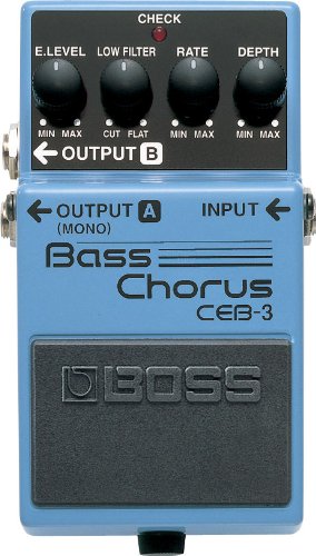 BOSS CEB-3 BASS CHORUS Guitar Effects Pedal Blue Free chorus with low filter NEW_1