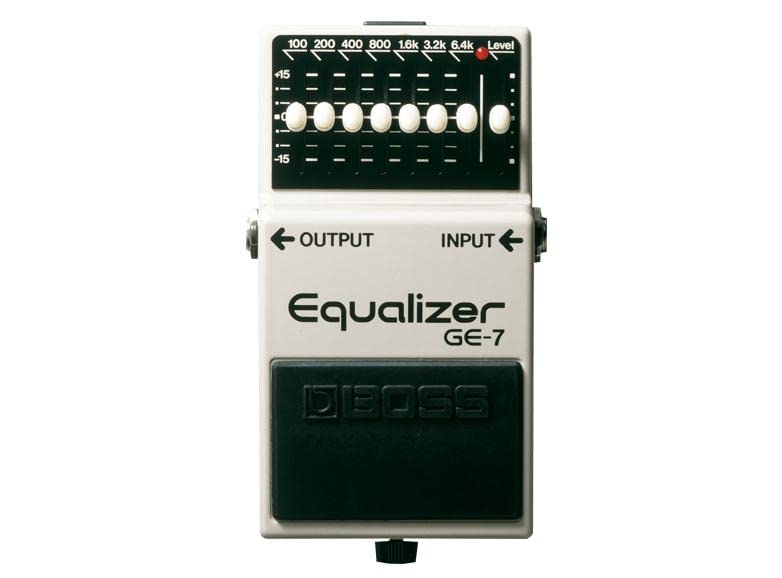 Boss GE-7 Equalizer Guitar Pedal Effects Beige & Black 7 band equalizer NEW_3