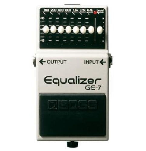 Boss GE-7 Equalizer Guitar Pedal Effects Beige & Black 7 band equalizer NEW_5