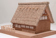 Woody JOE Wooden Building Model Kit No.1 Snow Hatago UJKM065 Made in Japan NEW_2