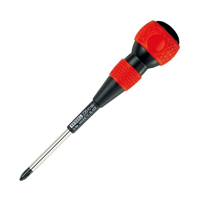 VESSEL Ball Grip Driver No.220 Philips 2x100 Screwdriver Hand Tool MADE IN JAPAN_1